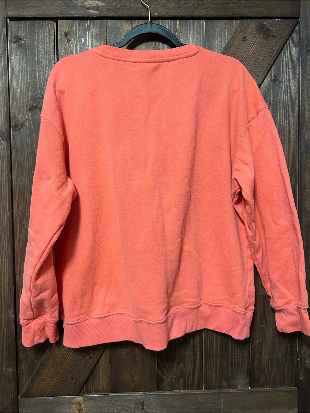 Calvin Klein Men's Coral/Salmon Crewneck Sweatshirt - Picture 4 of 5